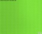 Lego πράσινο βάση έδρασης